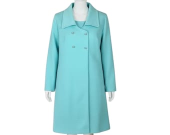 Vintage 1960s Mod Beige Trench Mac Coat Small-medium - Etsy