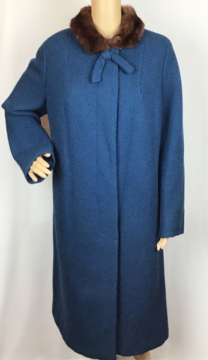 Vintage 1950s Designer Windsmoor Label Mid Century Pin up Teal