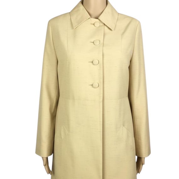 Vintage 1960s Mod Beige Trench Mac Coat Small-medium - Etsy