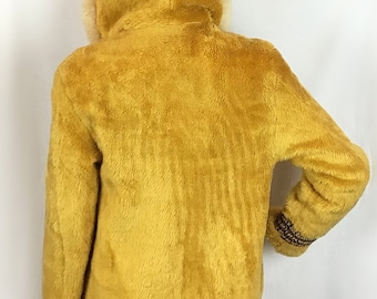 Vintage 1960s Designer Alpine Sportswear Mod Hippie Mustard Vintage 1960s Designer Alpine Sportswear Mod Hippie Mustard