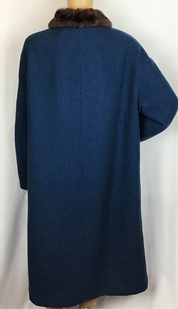 Vintage 1950s Designer Windsmoor Label Mid Century Pin up Teal