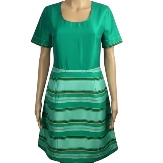 short green and gold dress Green Gold Short Dress