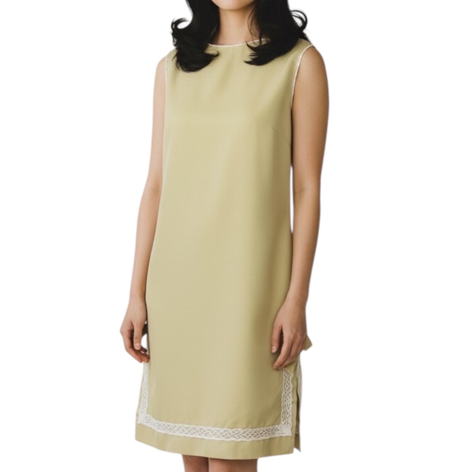 Robe évasée As U Wish (AUW) - Taille S, Beige Dentelle, Ligne A, Très Bon état D'occasion