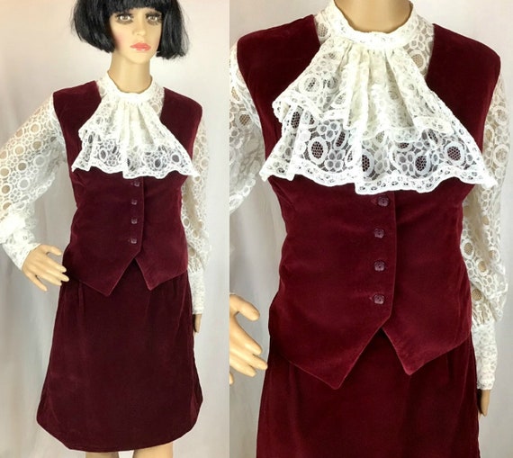 Vintage 60s 70s Designer Kati Label Mod Psych Dark