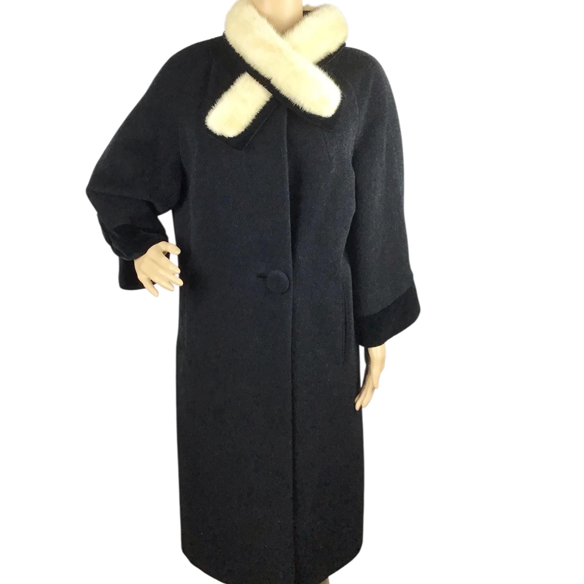 Vintage Late 1950s Designer Harold Clive Couture Mayfair Mid