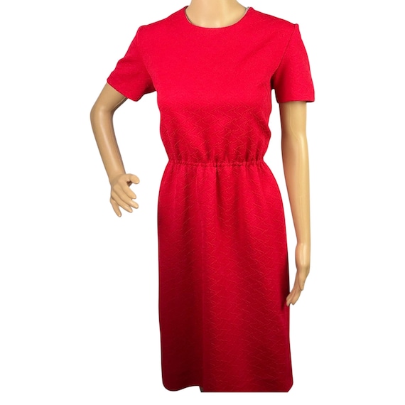chinese dress ladies 1960s Roll Neck Knee Length Dress in Pink by Ladis Pride - Size 12 main image 1