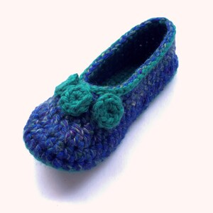 Crochet Pattern ODETA SLIPPERS for Teens and Adults Super Bulky yarn house shoes Instant Download pattern 545 image 4