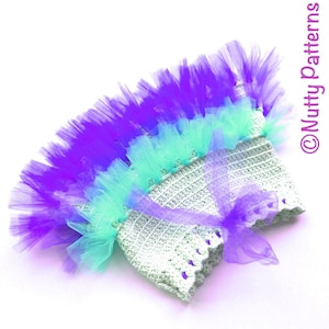 Crochet Patterns * Ocean Tutu Skirt for girls * Pdf * Instant Download Pattern #487 * Easy * 6 month to 8 years *