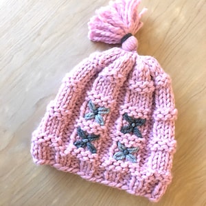 Knitting Pattern NORDIC HAT Instant Download 535 Baby/toddler Child