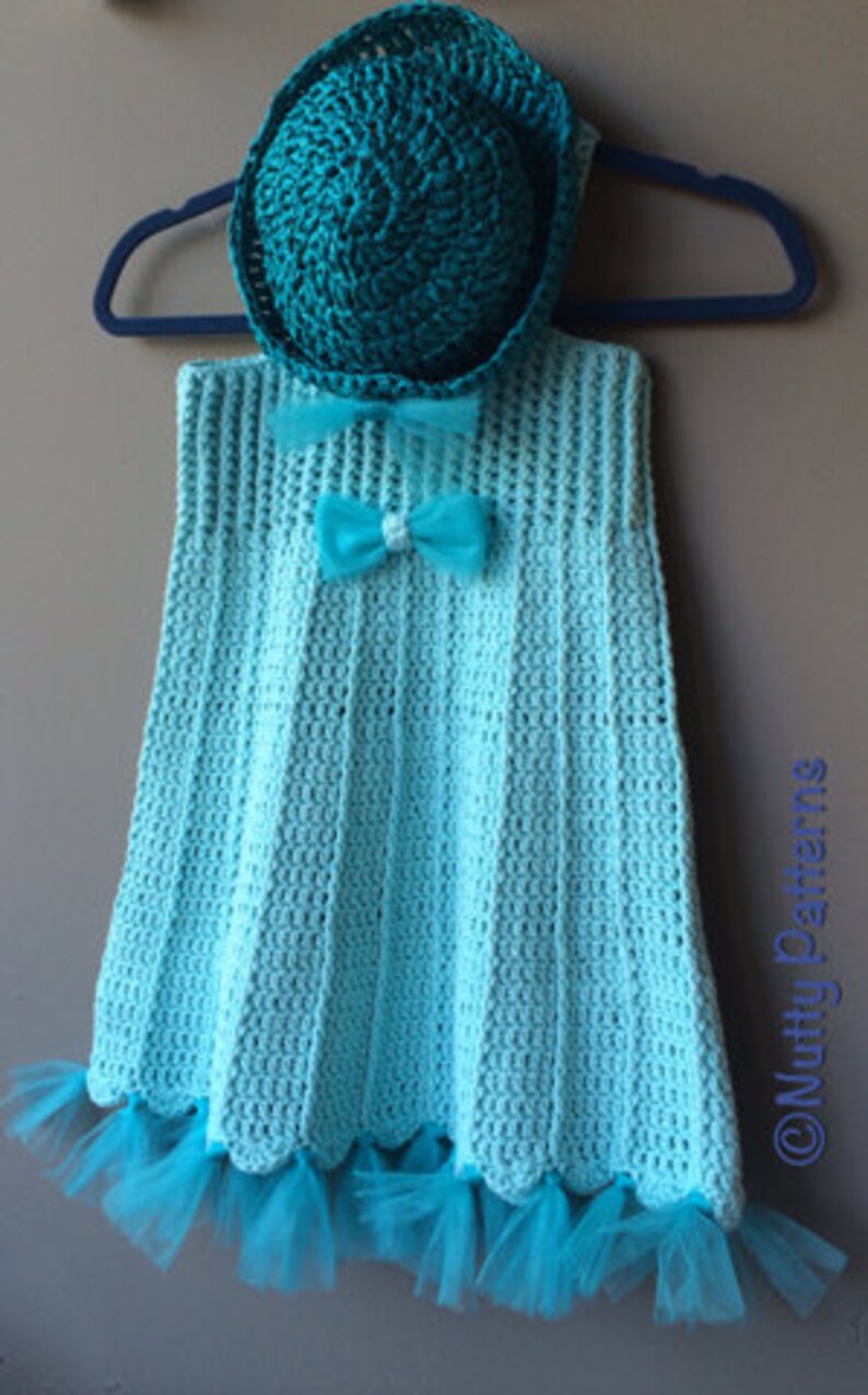 Crochet Pattern * Laguna Sundress *PDF Instant download pattern # 492 * Summer dress for 6, 12, months and 2, 4, 6, 8, 10 years image 6