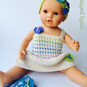 Crochet Pattern Bella Dress for Baby Girls and Toddler Girls Instant Download Pattern 462 Easy image 2