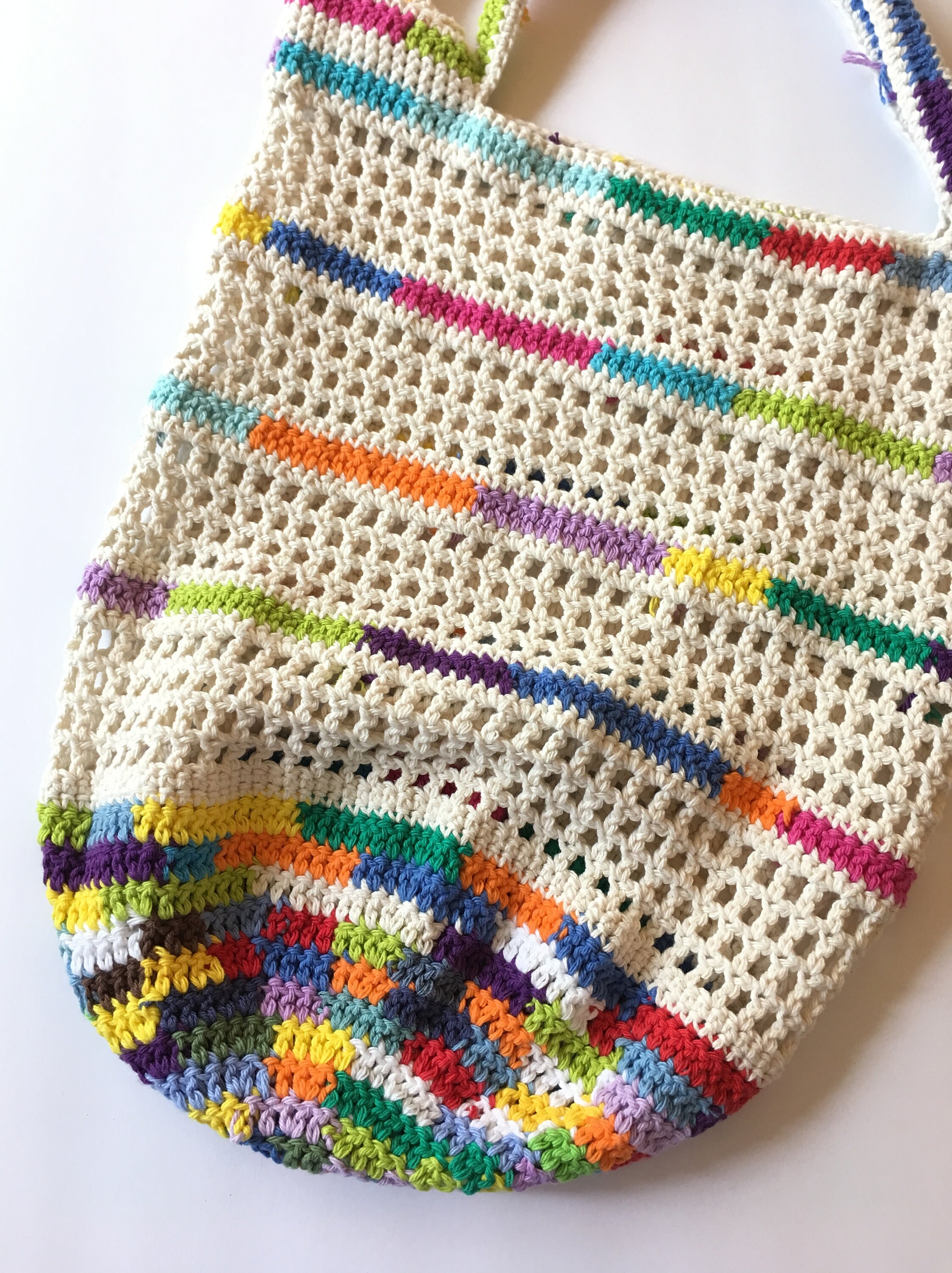 CROCHET PATTERN - BOHO Market Bag - Beach Bag - Farmers Market Bag ...