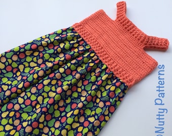 Crochet Pattern * Maya Sundress * PDF Instant download pattern # 491 * 6, 12, months and 2, 4, 6, 8, 10 years