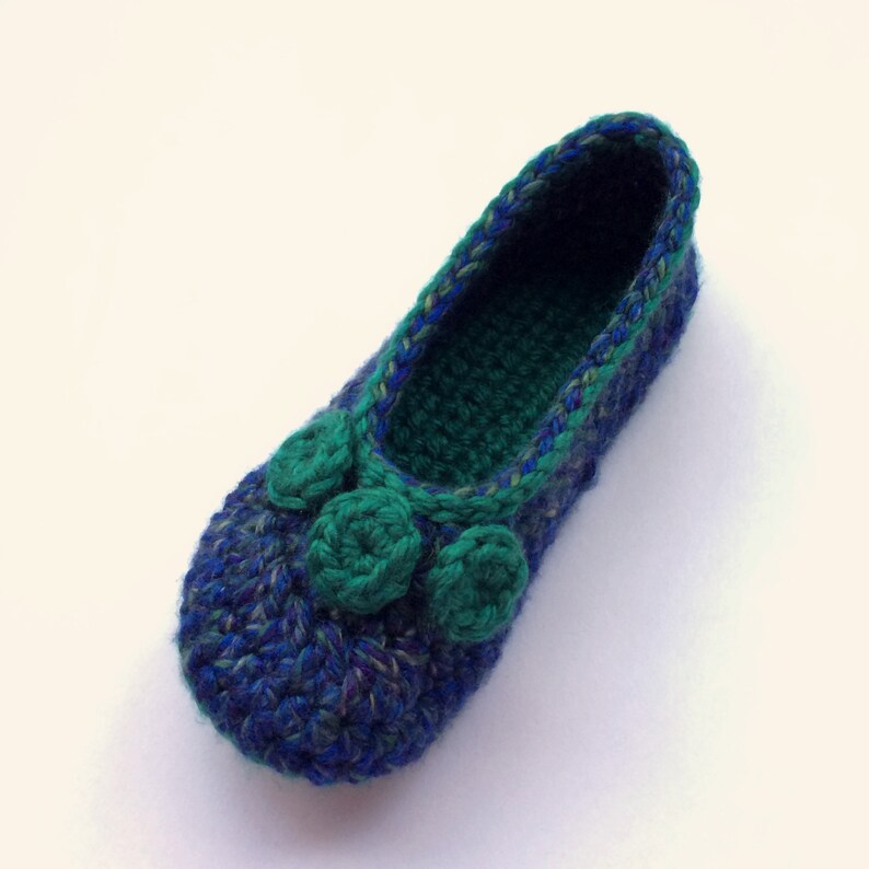 Crochet Pattern ODETA SLIPPERS for Teens and Adults Super Bulky yarn house shoes Instant Download pattern 545 image 3