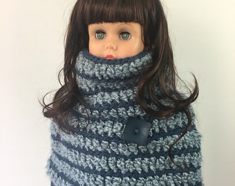 CROCHET PATTERN * Gisele Cape * Instant Download Pattern # 526 * baby toddler child teen adult sizes * super bulky yarn