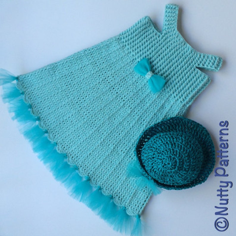 Crochet Pattern * Laguna Sundress *PDF Instant download pattern # 492 * Summer dress for 6, 12, months and 2, 4, 6, 8, 10 years image 5