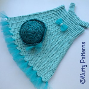 Crochet Pattern * Laguna Sundress *PDF Instant download pattern # 492 * Summer dress for 6, 12, months and 2, 4, 6, 8, 10 years image 3