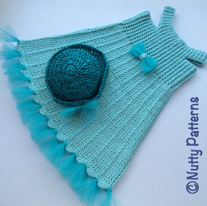 Crochet Pattern * Laguna Sundress *PDF Instant download pattern # 492 * Summer dress for 6, 12, months and 2, 4, 6, 8, 10 years image 3