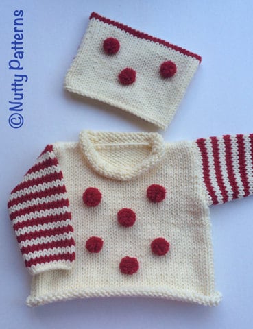 Knitting Pattern Max Pullover Baby Toddler Child Sizes Instant