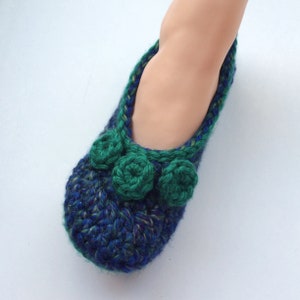 Crochet Pattern ODETA SLIPPERS for Teens and Adults Super Bulky yarn house shoes Instant Download pattern 545 image 6