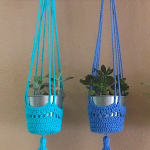 Crochet Patterns MEDITERRANEAN PLANT HANGER Instant Download Pattern 537 minimalist eco-friendly for vine plants, succulents, herbs image 3