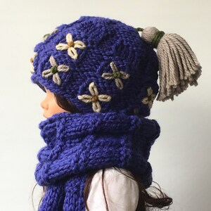 Knitting Pattern NORDIC HAT Instant Download 535 Baby/toddler Child