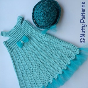 Crochet Pattern * Laguna Sundress *PDF Instant download pattern # 492 * Summer dress for 6, 12, months and 2, 4, 6, 8, 10 years image 4