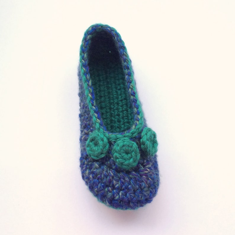 Crochet Pattern ODETA SLIPPERS for Teens and Adults Super Bulky yarn house shoes Instant Download pattern 545 image 9