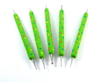 B 5 - Mandala Tool Set, Nail Art Tools, Dotted Art, Modelling Tool Set, Sculpting Tools, Point Painting, Embossing tools, UK Seller