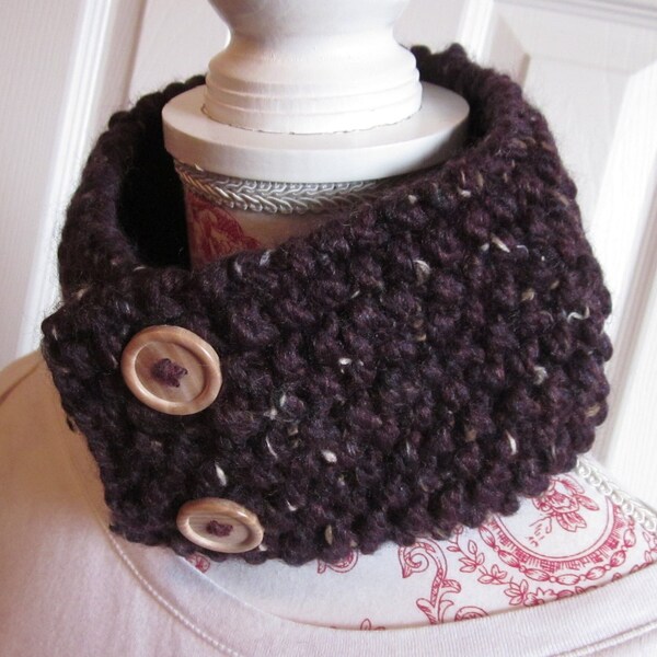 Button Neck Warmer Etsy