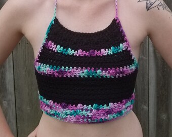 crochet crop top pattern, crochet shirt pattern, halter top pattern crochet, crochet patterns for women, plus size crochet pattern