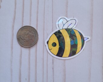 Bumble bee sticker, bee stickers, gift for bee keeper, laptop sticker cute