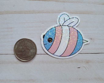 Pride laptop sticker for journal, lgbtq stickers, pride animal sticker, trans flag sticker, pride month gift, coming out gift