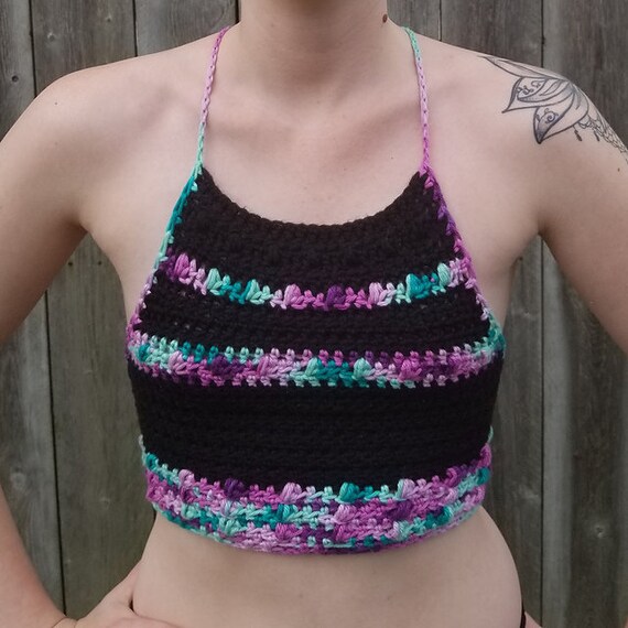 Buy Crochet Crop Top Pattern, Crochet Shirt Pattern, Halter Top