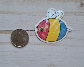 Pride laptop sticker for journal, pansexual pride sticker, lgbtq stickers, pride animal sticker, coming out gift, pride month gift