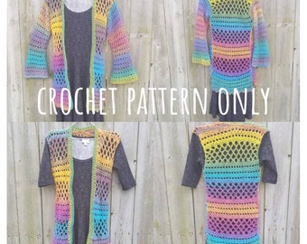 crochet patterns for women, vest crochet pattern, vest beach cover up crochet pattern, crochet pattern for cardigan, best selling items,