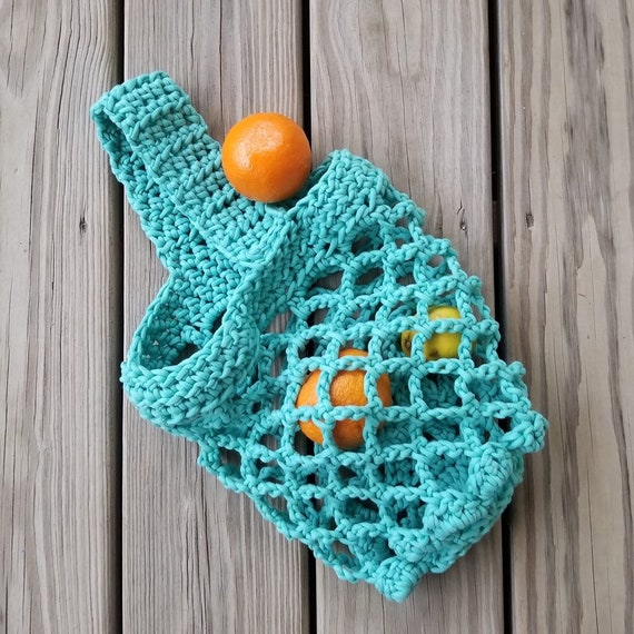 crochet mesh market bag pattern
