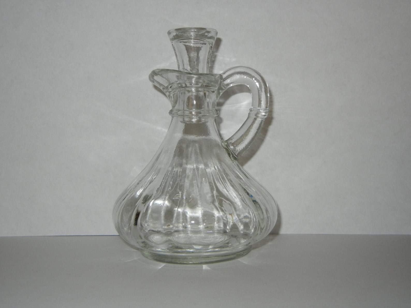 Glass Anchor Hocking Oil Vinegar Cruet with Stopper From Etsy