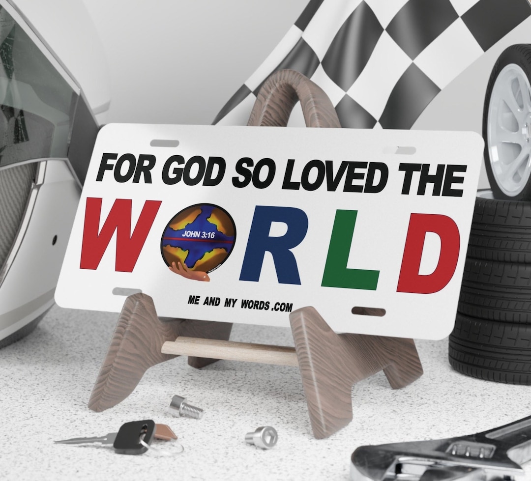 License Plate Christian License Plate Jesus License Plate Christian