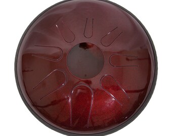 IDIOPAN Domina 12 In Tuneable Tongue Drum - DPD 12-RRA Ruby Red