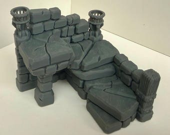 Stone Steps scenery for Roleplaying and Wargames