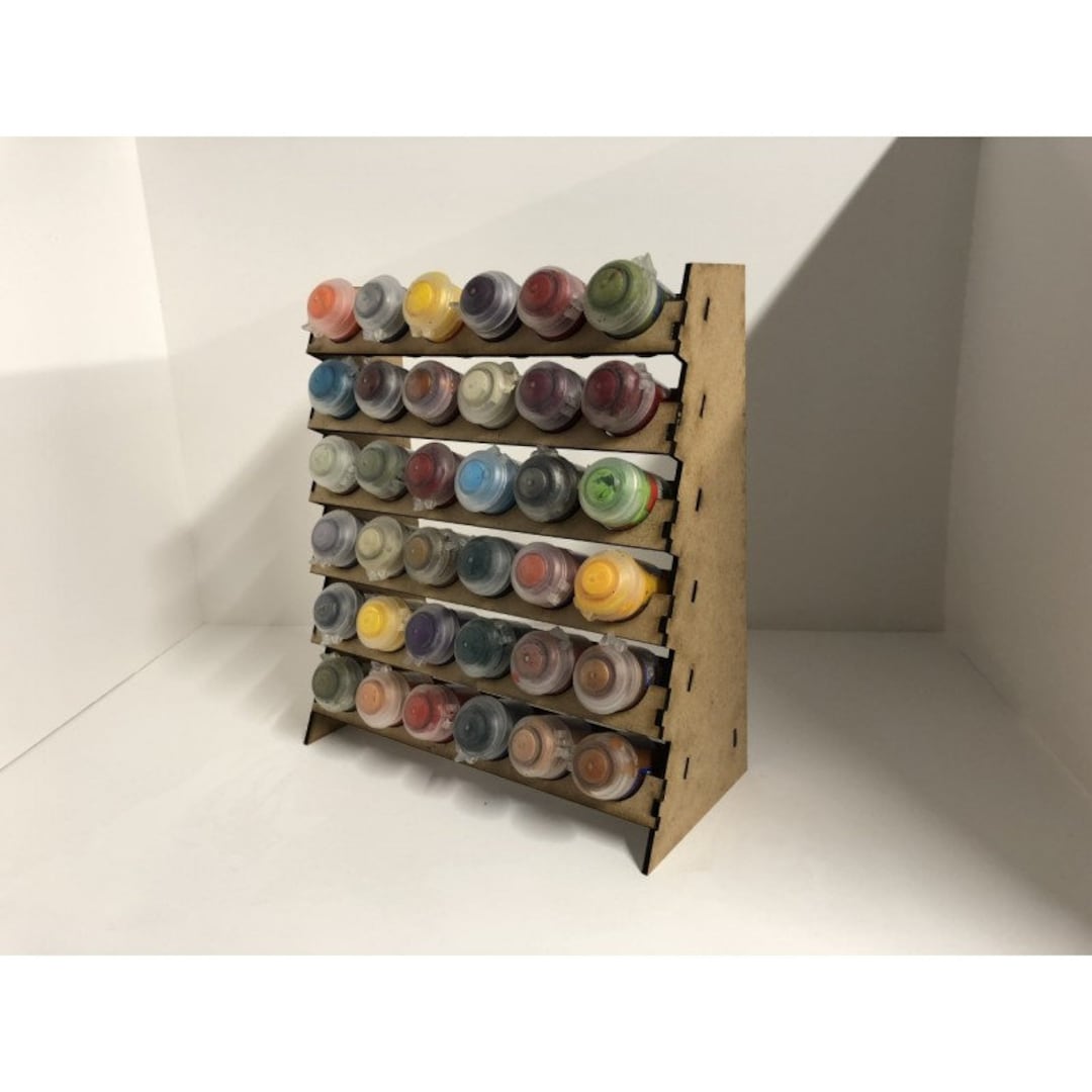 Support peinture 36 pots 25 mm - La Fabrique Miniature