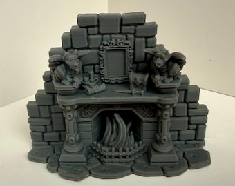 Fire Place scenery for Roleplaying and Wargames