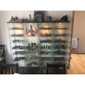 Laser cut shelves and brackets for the IKEA Detolf cabinet, 3 shelf pack