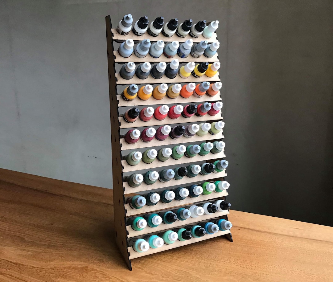 Paint Pot Racks 77 Pot Paint Rack Vallejo Size - Etsy