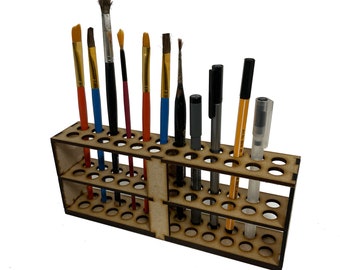 Paint Brush Rack, 24 hole
