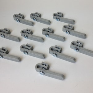 Shelf brackets for IKEA DETOLF, add extra shelves image 1