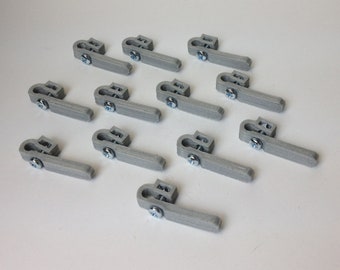 Shelf brackets for IKEA DETOLF, add extra shelves