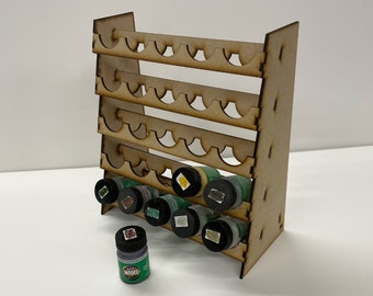 25 Pot Tamiya style Mini Paint Rack