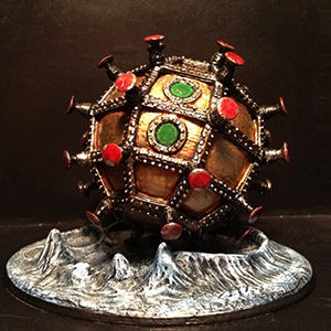 H.G. Wells &#39;Cavorite Sphere&#39; sci fi model